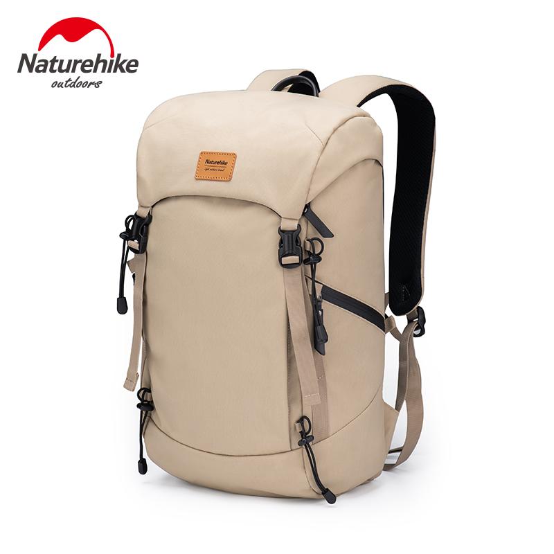 

Naturehike B01 Outdoor Travel Hiking Bag 20L Large Capacity Fashion Leisure Bag Multiple Pockets Backpack Free Give Rain Cover, Khaki