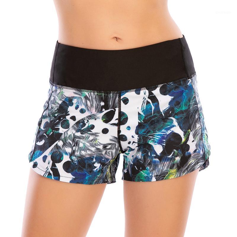

2020 New Outdoor Printed Sports Shorts for Women Gym Fitness Elastic Short Pants & Trousers Ladies Quick Dry Running Yoga Shorts1, 12016a