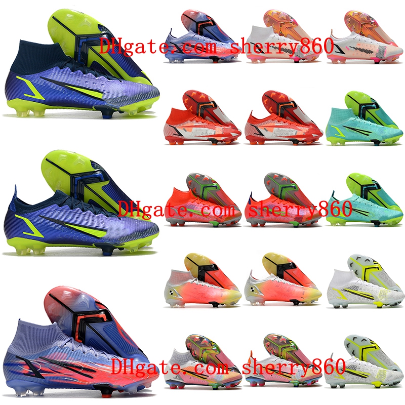 

2022 Soccer Shoes Superfly 8 Elite FG men boys women Cleats Football Boots sports size 35-45, As picture 18