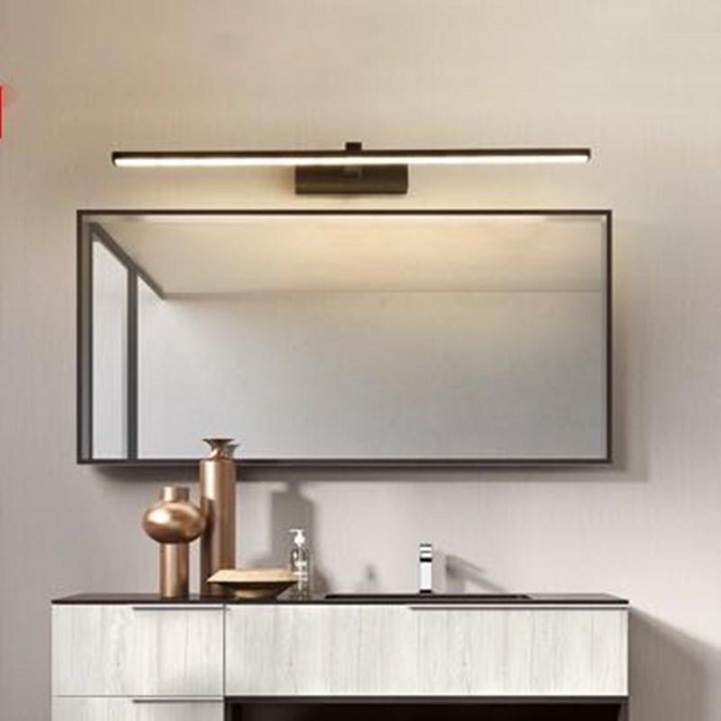 

LED mirror lights Wall lamps bathroom Waterproof white black flat lamp Modern indoor Wall lamp Bathroom Lighting make up MJ1013