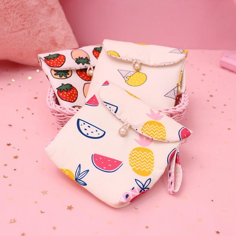 

Girl Pad Napkin Bag Cotton Bag Storage Sanitary Sanitary Package Stick Coin Purse Jewelry Lip Diaper Organizer Pouch Kjmsj