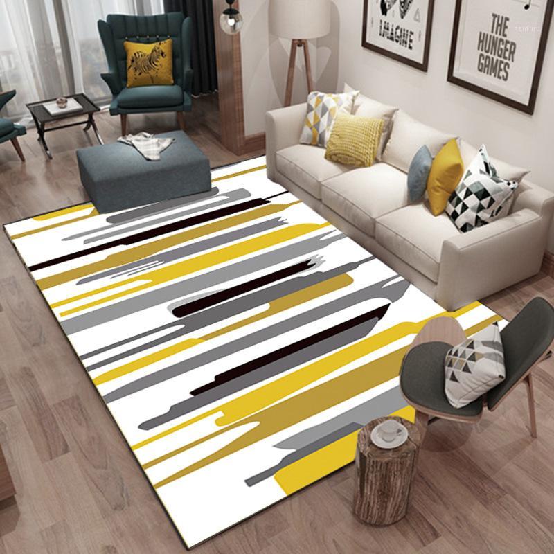 

High Quality Simple Style Art Black And White Carpet For Living Room Bedroom Anti-slip Floor Mat Fashion Kitchen Carpet Area Rug1, 01