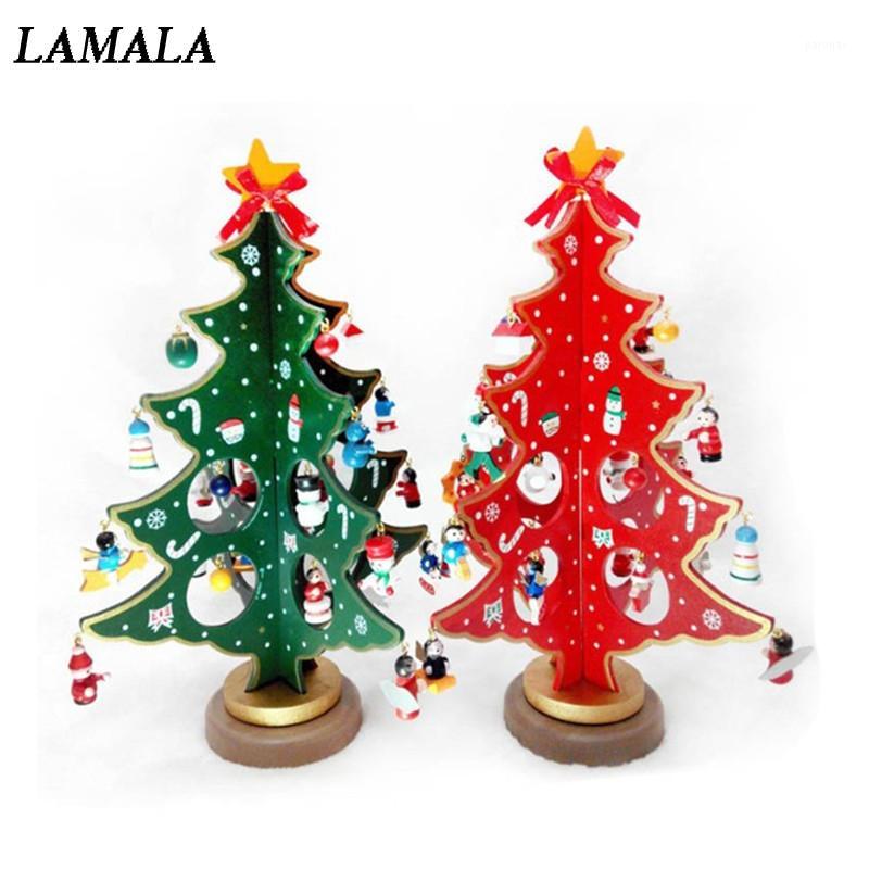 

christmas decorations for home Creative DIY Wooden Tree Decoration Christmas Gift Ornament Xmas Tree Table Desk Decoration1