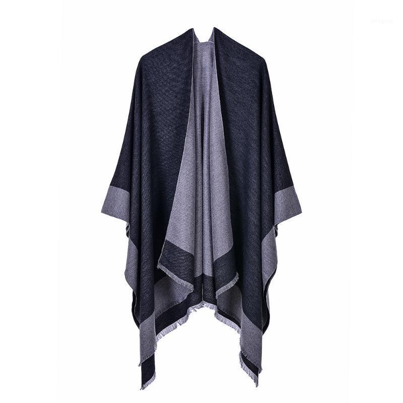 

Scarves Tassel Women's Outdoor Neck Warmer Scarf Shawl Girls Outerwear Cape Ski Head Wraps1