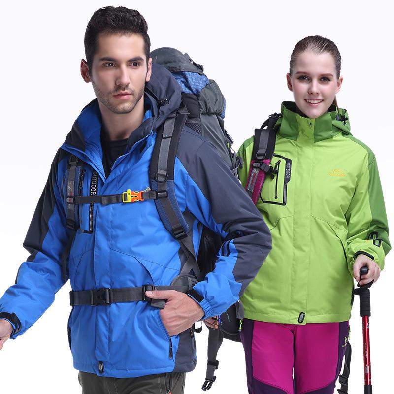 

Outdoor Sports Clothing Men and Women Raincoat Jacket Couples Clothing Soft Cover Underwear Couples Ski Mountaineering Windproof, Bright red men s