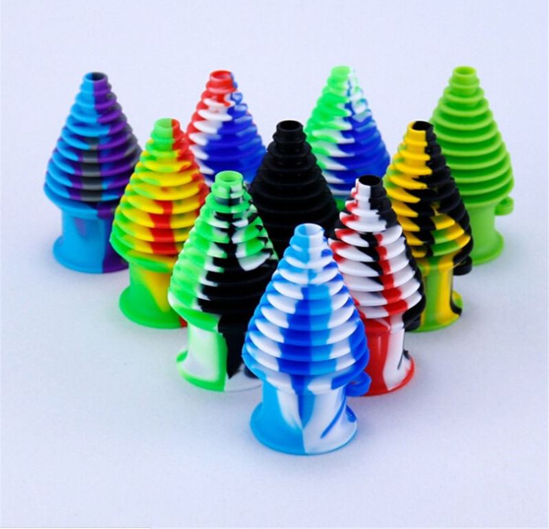 

Silicone Mouthpiece for Glass Bongs Dab Straw Oil Rigs Smoking Pipe Mouth Piece Accessories Multi Colors Cigarette Tool