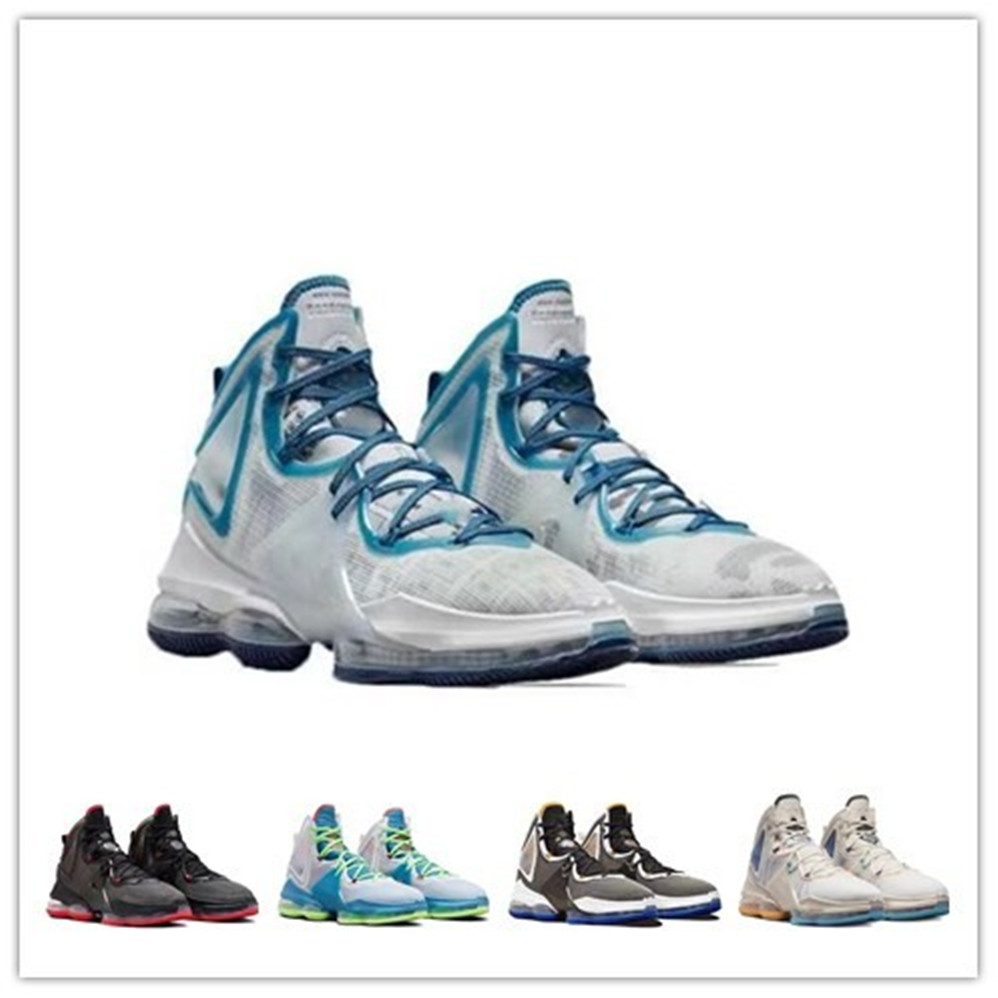 

2022 men LeBrons 19 XIX basketball shoes Uniform Hook Space Jam Dutch Blue Harwood Classic Hook Bred yakuda local boots Dropshipping Accepte