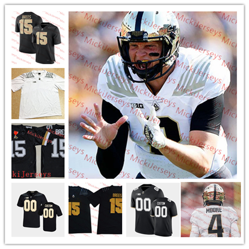 

Purdue Boilermakers Stitch Football Jersey Taylor Stubblefield John Standeford Rob Ninkovich Chukky Okobi Dorien Bryont Rondale Moore David Blough Markus Bailey, White
