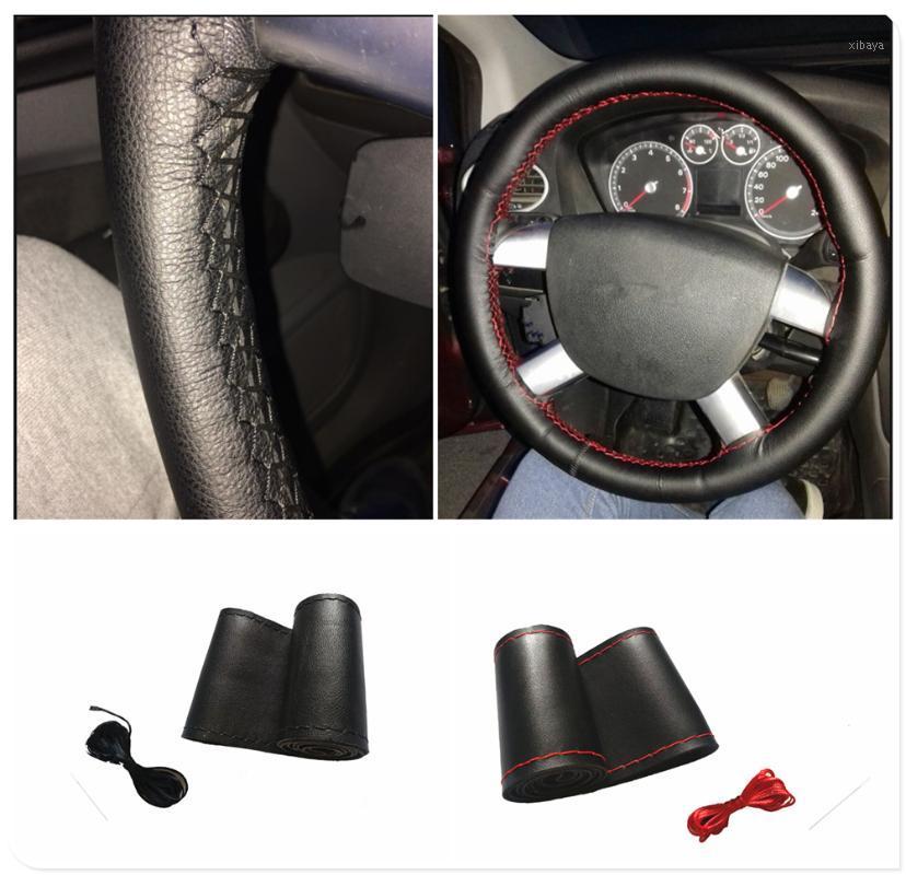 

Car shape microfiber leather hand sewing steering wheel cover 38cm for Astra g/gtc/j/h Corsa Antara Meriva Zafira Insignia1