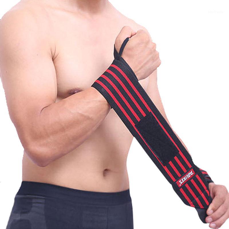 

2 Pcs/set Gym Training Wrist Straps Weight Lifting Wristband Wrist Brace Fitness Bandage Wraps Sport Safety Support1, Red