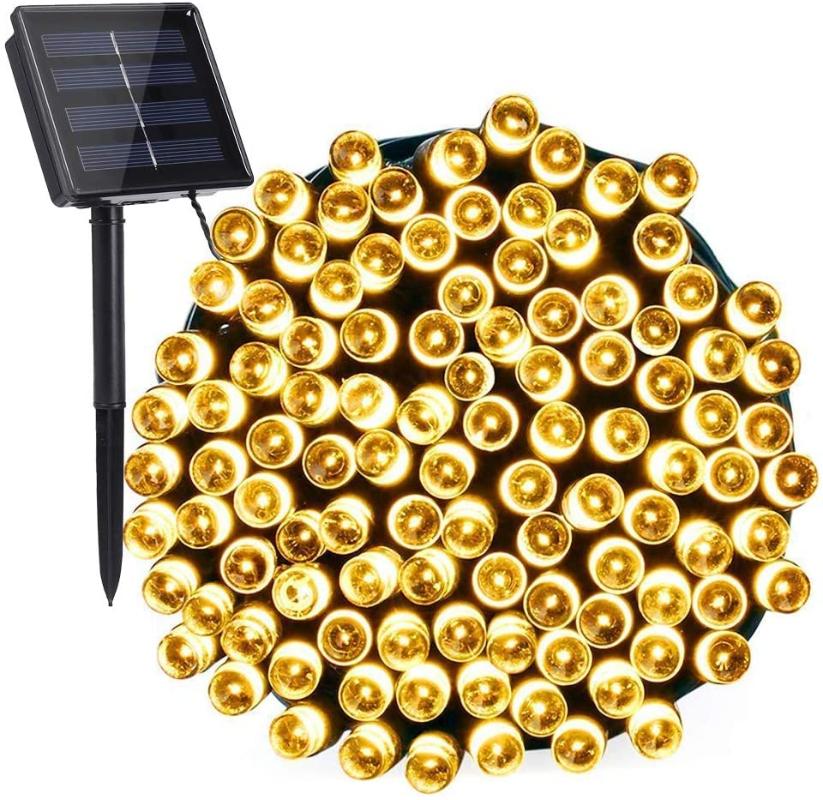 

LEADLY Globe Solar String Lights 100 LED Outdoor Bulb String Lights Waterproof 8 Modes Solar Patio For Patio Garden Gazeb