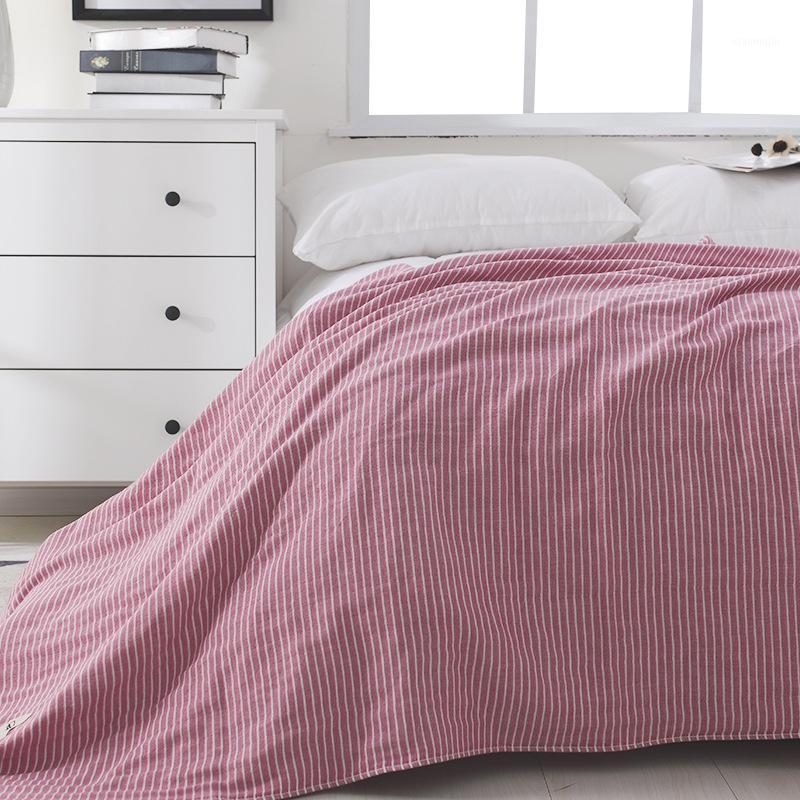 

Cotton Waffle Throw Blanket for Bed Breathable Baby Sleeping Sack Wrap Stroller Blankets Crib Quilt1, Pink