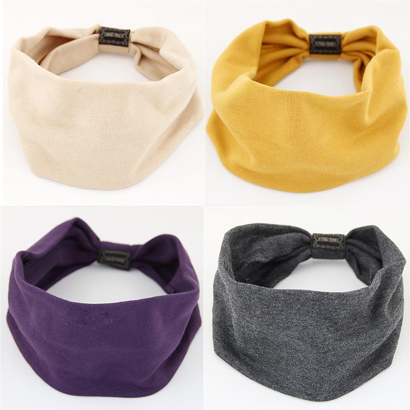 

Korean Fashion Headwear Hairbands For Women Trendy Casual Solid Color Wide-brimmed Elastic Headbands Hair Jewelry Accessories