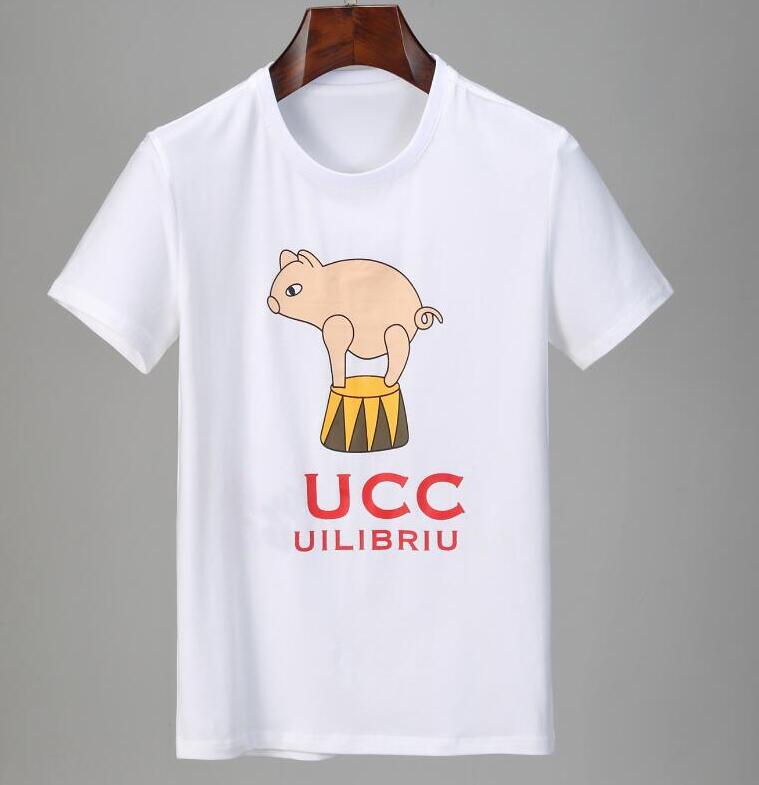 

2021SS Letter print T shirt Men Women Black white Summer Fashion Casual Street T-shirt off Designer graffiti stripes White T Shirt 02, White;black