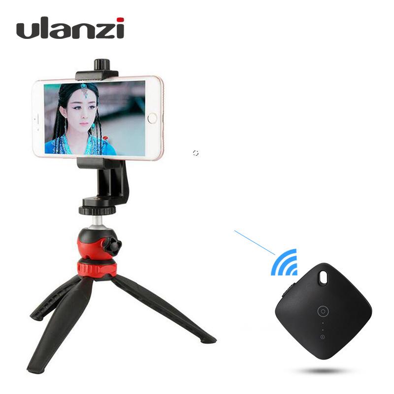 

Ulanzi Mini Protable Desktop Tripod with Bluetooth Remote Control for Samsung Smartphone Vlogger Youtube Livingstream
