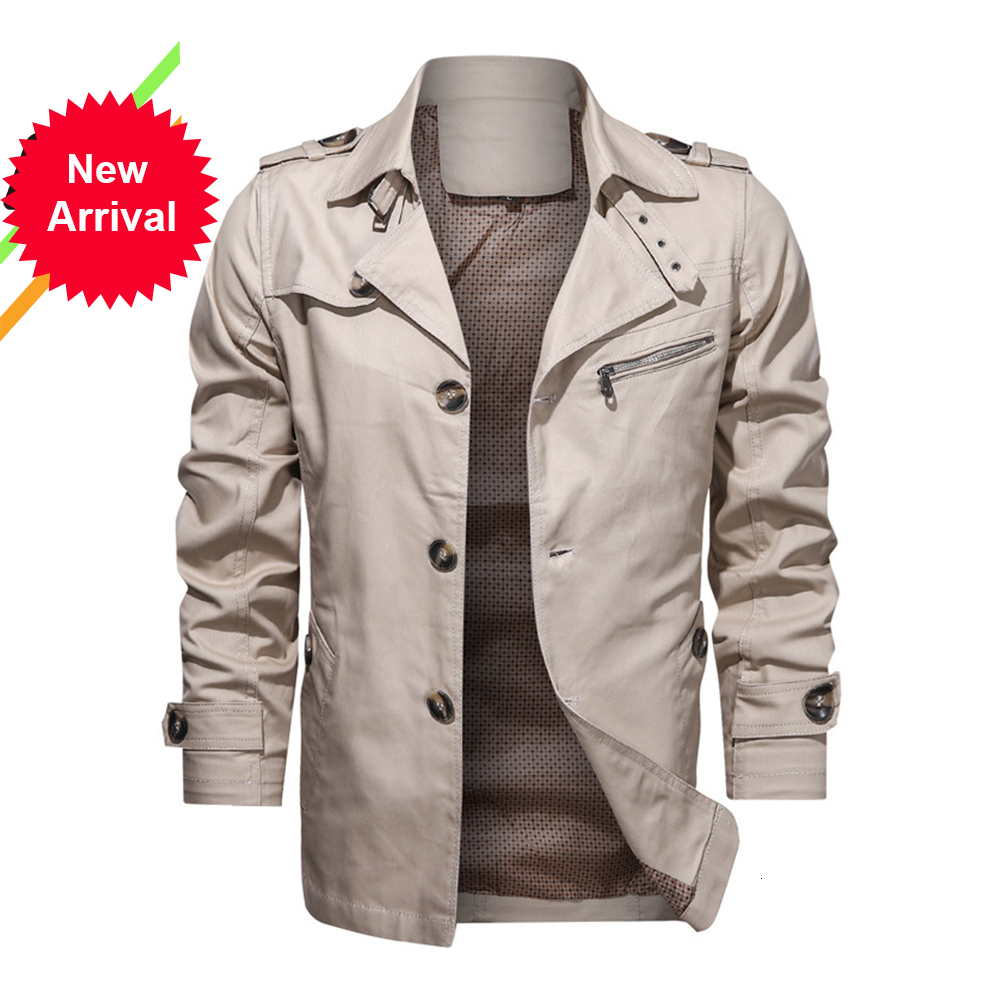 

2021 Kb New High Quality Street Windbreaker Coat Men Thin Men's Jacket Hot Casual Outer Wear 0y9c, Beige
