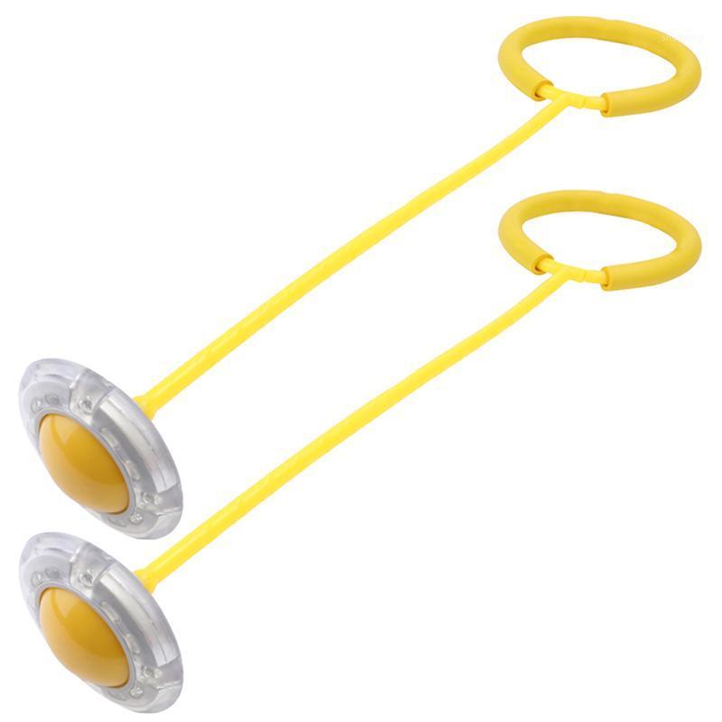 

2pcs Flash Kids One-legged Jumping Ball Funny Luminous Fitness Dancing Ball Toy Bouncy Balls for Boys Girls Students1