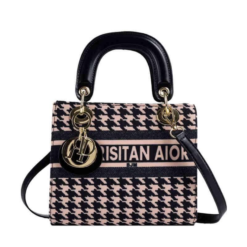 

bag 72% OFF Luxury fashion temperament printed handbag texture letter One Shoulder Messenger, Blue