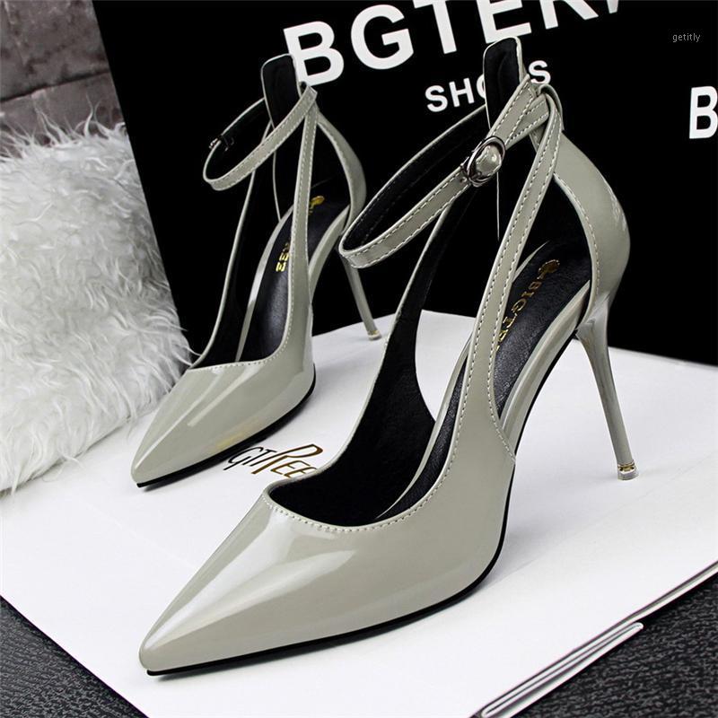 

Mary Jane Shoes Stiletto Sexy High Heels Ladies Pumps Office Shoes Women Extreme High Heels Dress Women Pointed Buty1, Black