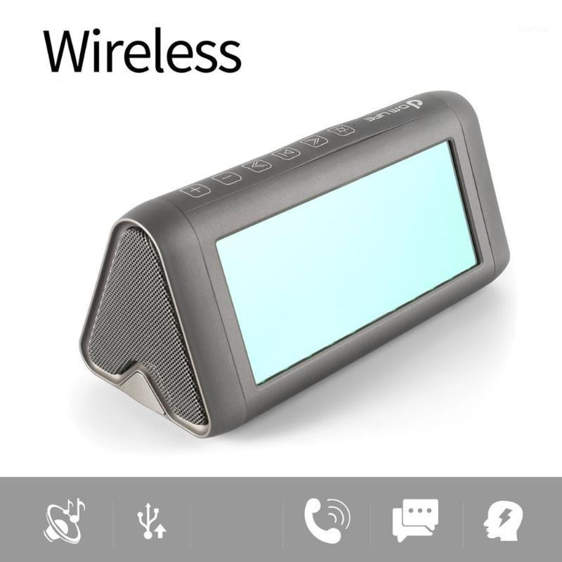 

Portable Mirror Speaker Virtual 3D LED Light e Stereo bluetooth Speaker Bass Distortion-Free1