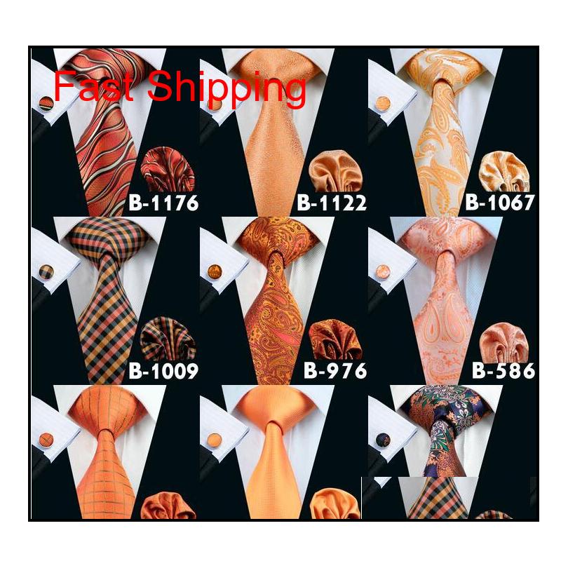 

Fall Orange Cheap Ties For Men Brand Tie Fashion Novely Active Mens Neck Tie Set High Quality Fashion Accessories Necktie Hmtzt