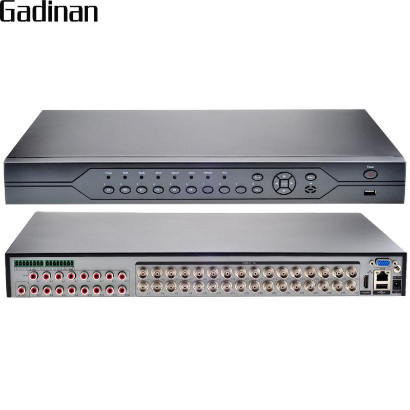 

GADINAN AHD-NH 1080N 32CH AHD DVR 5 in 1 Hybrid DVR PTZ RS485 and RS 232 Cloud Support 3G Wifi CMS ONVIF 2HDD Port Max 6TB/Per