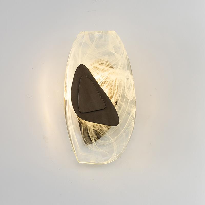 

modern led glass ball aplique luz pared deco maison bedroom light lustre lampada camera dinging room lamp