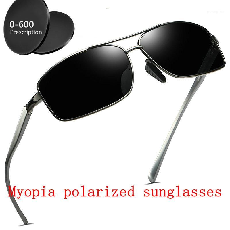 

Small frame Custom Made Prescription Polarized Lens Sunglasses Men Vintage Aluminum magnesium Sun Glasses Male Goggles FML1