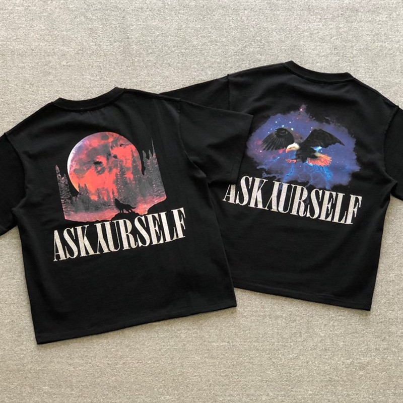 

2021 New Oversized Diamond Star t Shirt Men Women 1:1 High Quality Vintage Top Tees Askyurself T-shirt Gs63