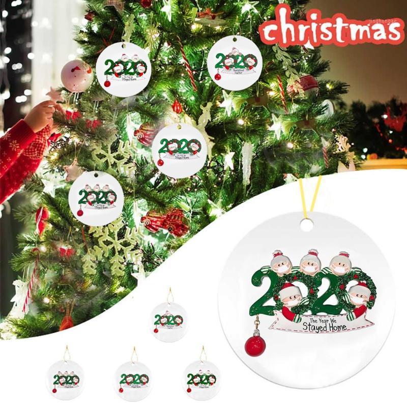 

2020 New Christmas Tree Decoration Survived Family Lighted Pendant Faceless Old Man Pendant Unique Christmas Tree Ornament1