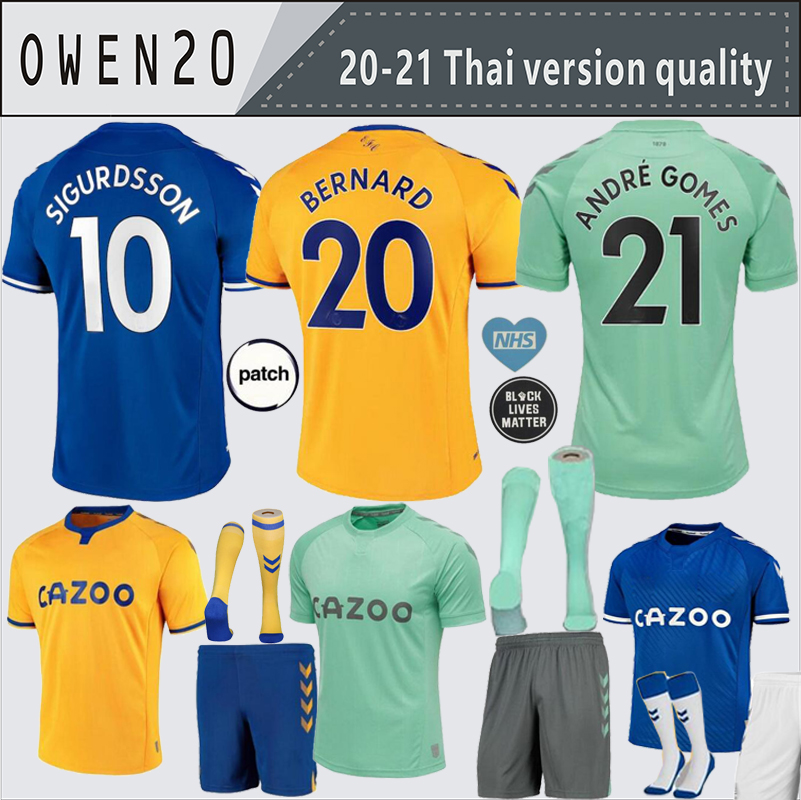 

20 21 james Richarlison soccer Jerseys Doucoure BERNARD 2020 2021 SIGURDSSON DIGNE ALLAN ANDRE GOMES PICKFORD men kids kit FOOTBALL SHIRTS, 20-21 away