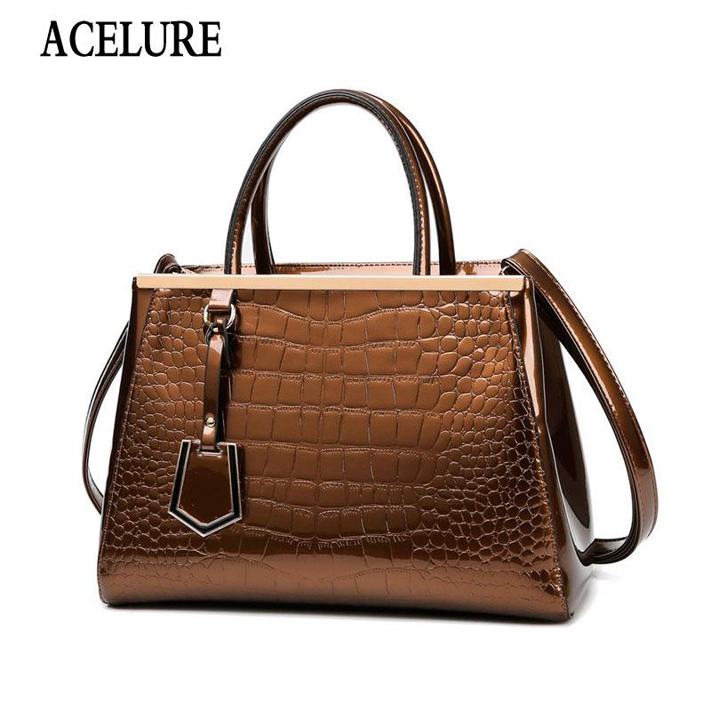 

ACELURE Designer PU Leather Crossbody Bags for Women Chinese Style Shoulder Messenger Bags Floral Handbags High Quality Satchels, Black