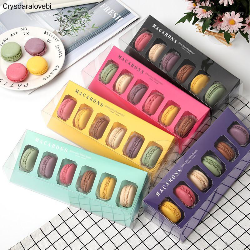 

New creative macarons boxes containers for chocolate biscute macarons baking pastry packaging box cases favors and gifts1