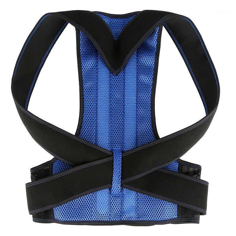 

Adjustable Back Spine Posture Corrector Adult Humpback Pain Back Support Brace Shoulder Belt Posture Correction 3Color #ND1, Black