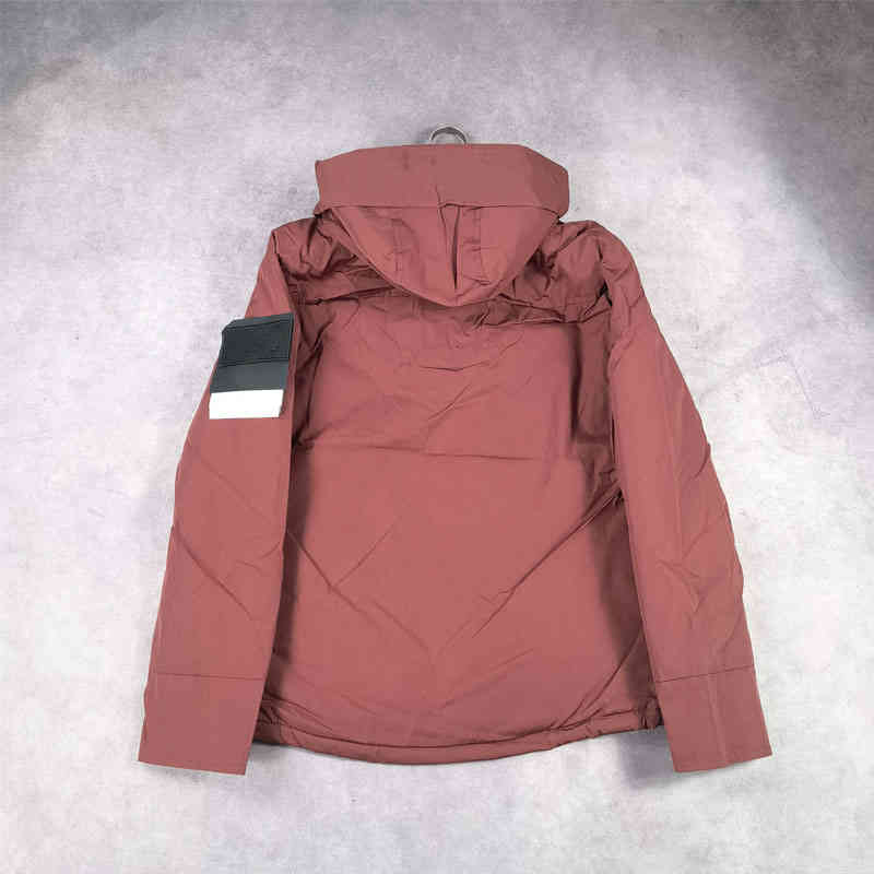 

Men's Jackets Red Color Basic Men Winter Puff Coats Down EOW8