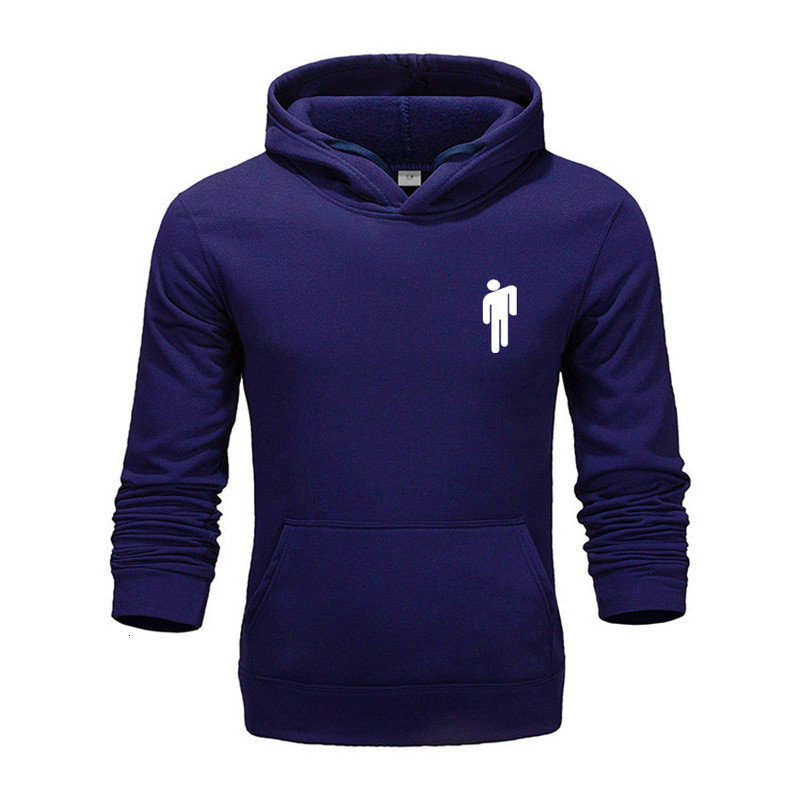 

New Anime Funny little people Design Print Fleece Hoodies Sweatshirts Men Women Streetwear Black Hoody Winter Clothes, Blue