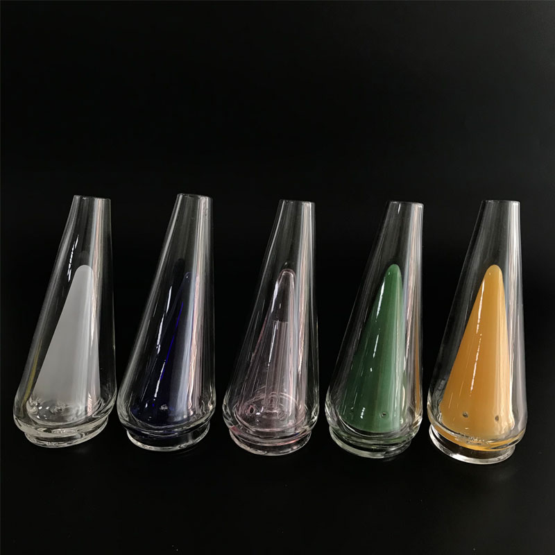 

Peak Colored Glass Attachment With Insert And Carb Cap Peak Glass Smoking Replacement Providing Filtration And Cooling For Peak Smoking Accessories