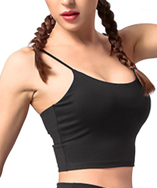 

Yaavii Women Breathable Sports Bra Female Workout Shockproof Running Yoga Sport Top Gym Fitness Padded Bras Soft Vest Underwear1, Purple
