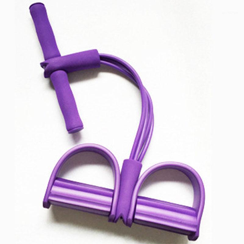 

Four Elastic Band Fitness Resistance Band Rope Exercise Equipment for Yoga Pilates Workout Latex Tube Pull Rope1