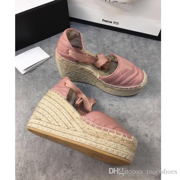 

Fashion womens fisherman shoes baotou sandals platform light weight women's shoe twine weave cross tie laces fisherman shoes Size:35-40, Pink