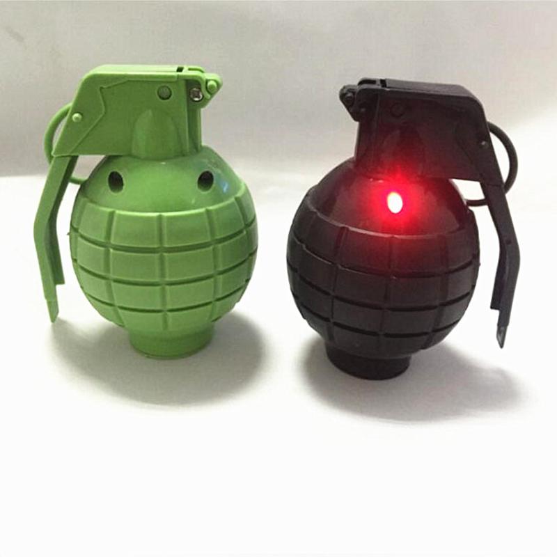 

1PCS Jokes Gags Pranks Maker Outdoor Sports Sound and light simulation hand Grenade Funny & Tricky Toy For Kids