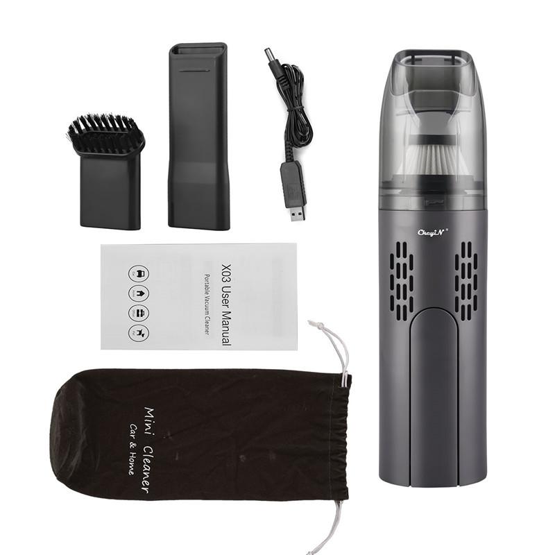 

Handheld Vacuum Cordless Powerful Cyclone Suction Portable Rechargeable Vacuum Cleaner Quick Charge for Car Home Pet Hair 45