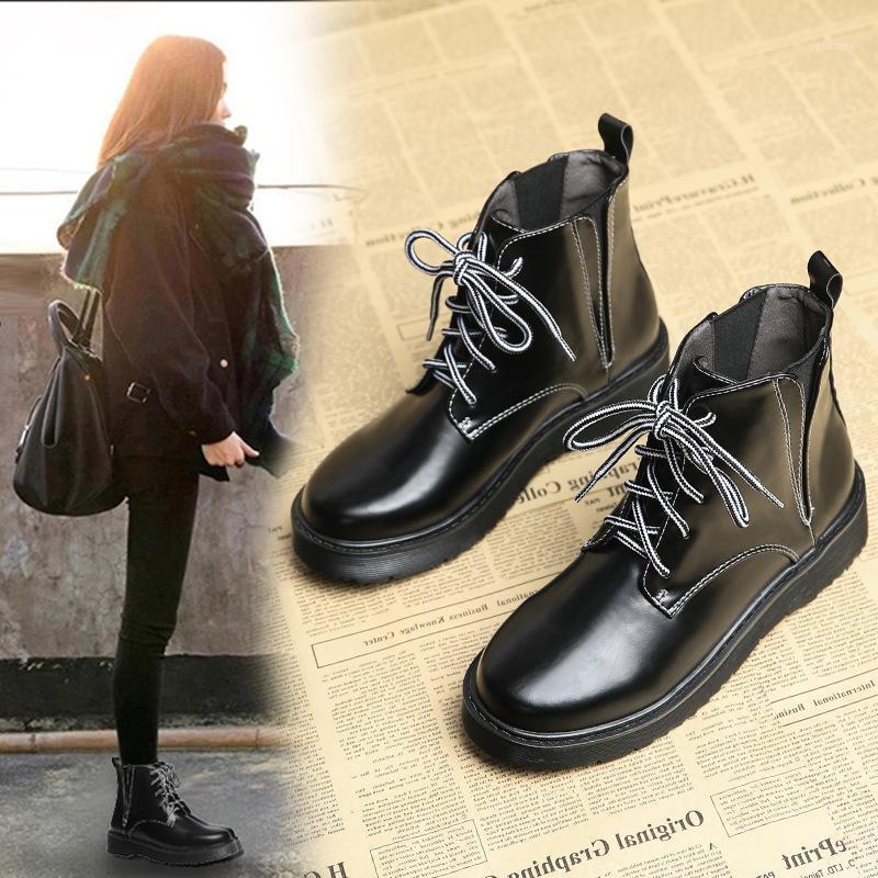 

Women's Boots Autumn Winter Footwear Shoes Boots-Women Round Toe Luxury Designer Mid-Calf 2020 Ladies Low Rubber Mid Calf1