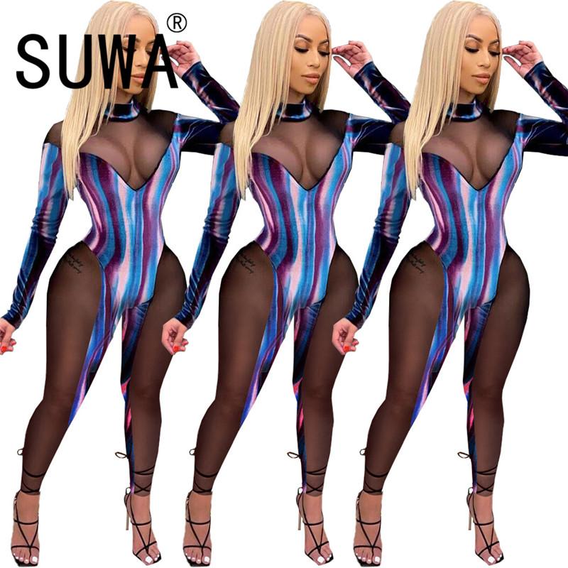 

Woman O Neck Skinny Jumpsuit Full Sleeve Popular Romper Woman Jumpsuit Ladies Playsuit, Multi
