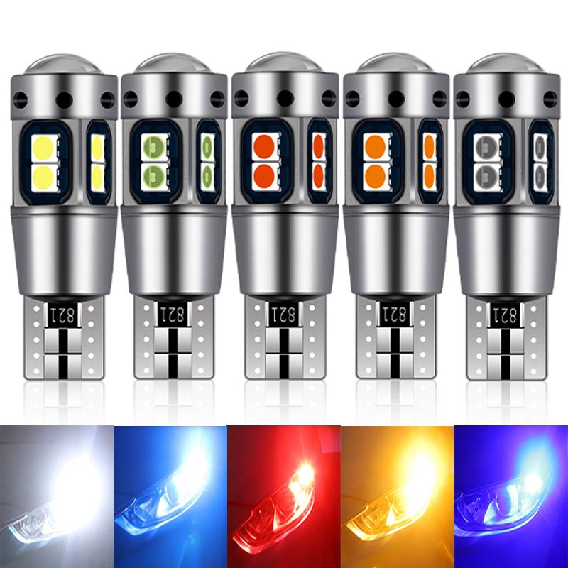 

2x T10 W5W LED Bulb 3030SMD 168 194 Car Accessories Clearance Lights Reading lamp Auto 12V 24V White Amber Blue Red Motorcycle, As pic