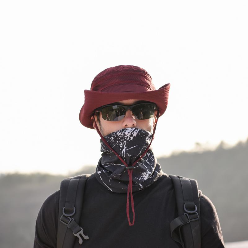 

Sun Hat Men Bucket Sun Hats Women Summer Cap Wide Brim Protection Flap Hat Breathable Mesh Bone Gorras Beach Men #T2P