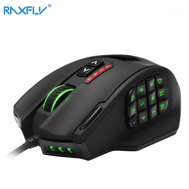 

USB RGB Wired Gaming Mouse 24000 DPI Optical Laser Programmable Game Mice 16 Buttons Silent Ergonomic Mouse For Laptop Computer1
