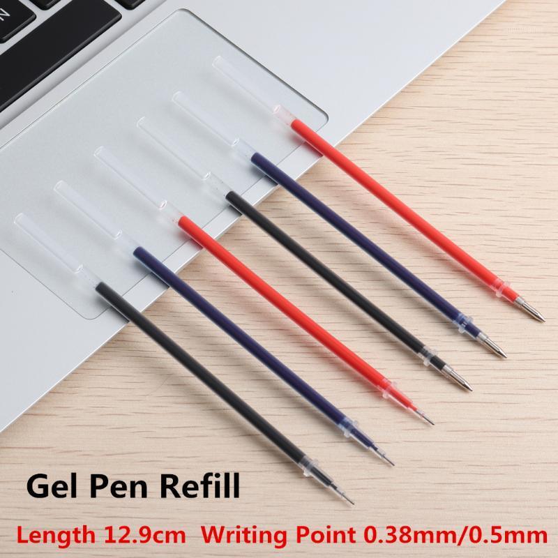 

20PCS/LOT Neutral Ink Gel Pen Refill Neutral Pen Good Quality Refill Black Blue Red 0.5mm 0.38mm Office And School1