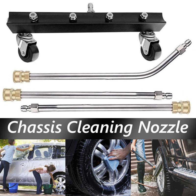 

13 inch Pressure Washer Car Undercarriage Cleaner Water Broom with Wands