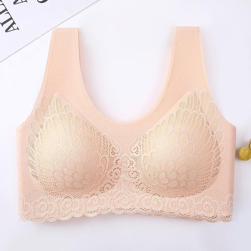 

Underwear no rims beauty come back latex lace strapless bra a comfortable close skin non-trace wholesale1, See chart